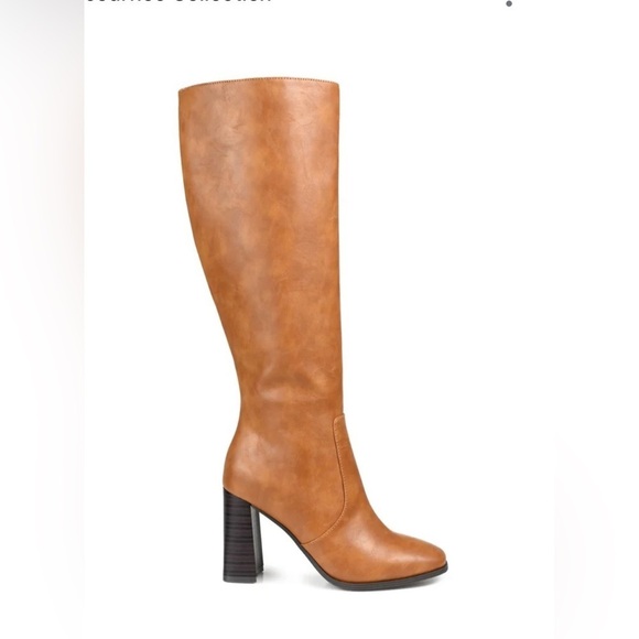 NEW Journee Collection KARIMA TALL BOOTS IN FAUX LEATHER SIZE 8 - Picture 1 of 5